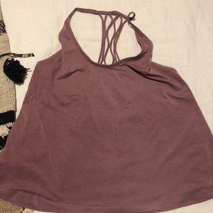 Lululemon Lilac Workout Top